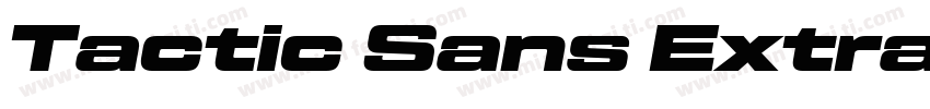 Tactic Sans Extra Ex字体转换